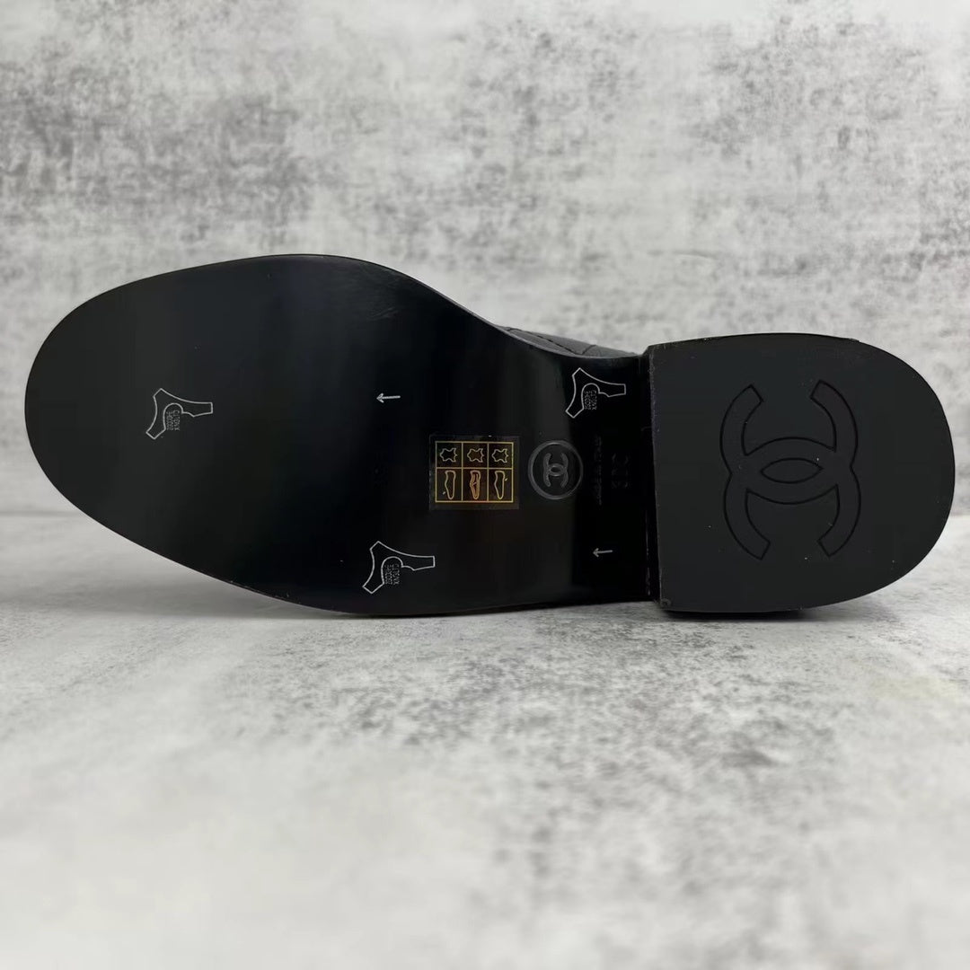 Chanel Leather Boots "Black"
