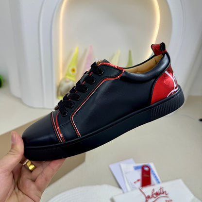 Christian Louboutin Fun Louis Junior "Black-Red"