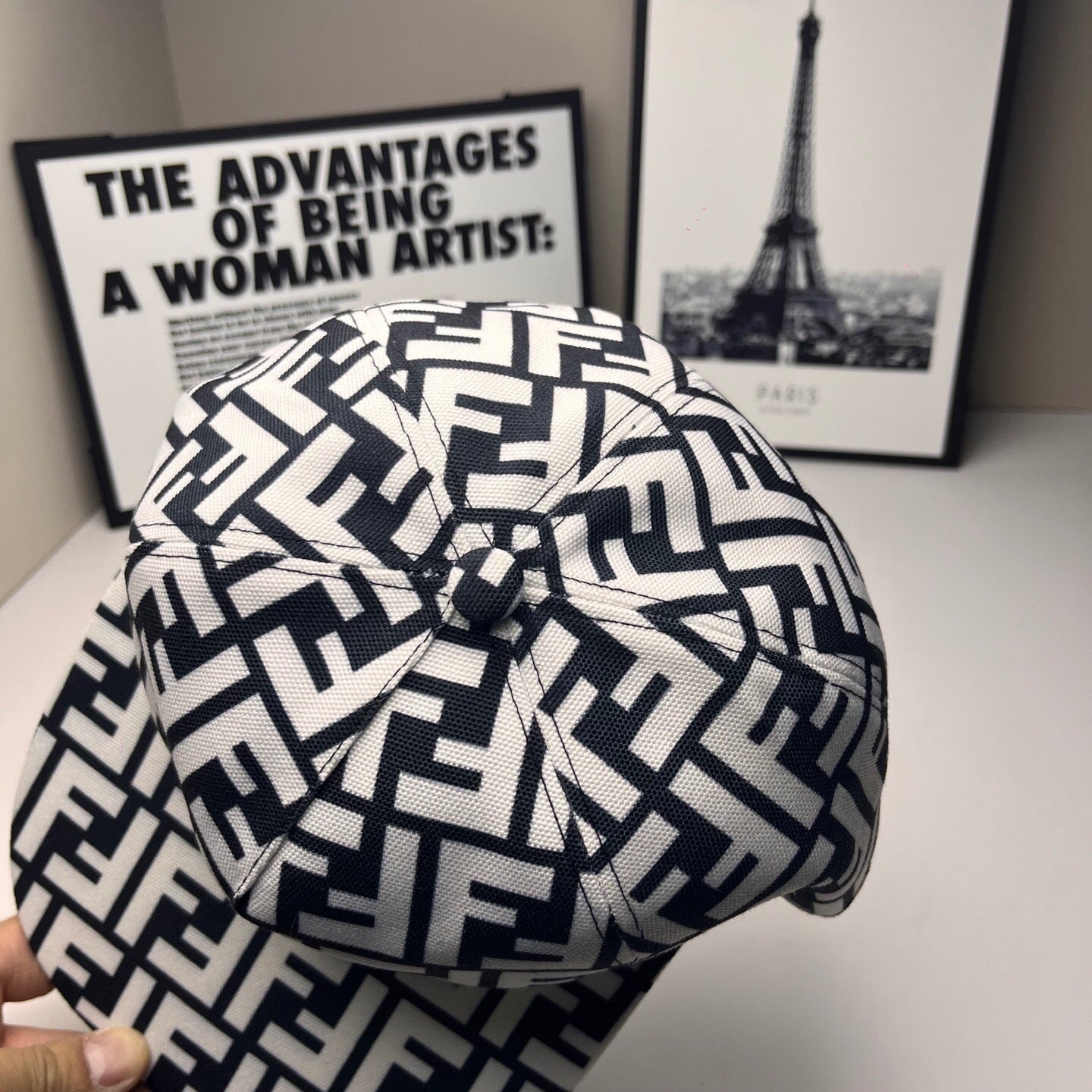 Fendi FF Cotton Baseball Cap