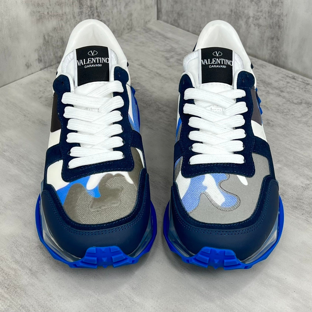 Valentino Garavani Netrunner "Blue-White Camo"