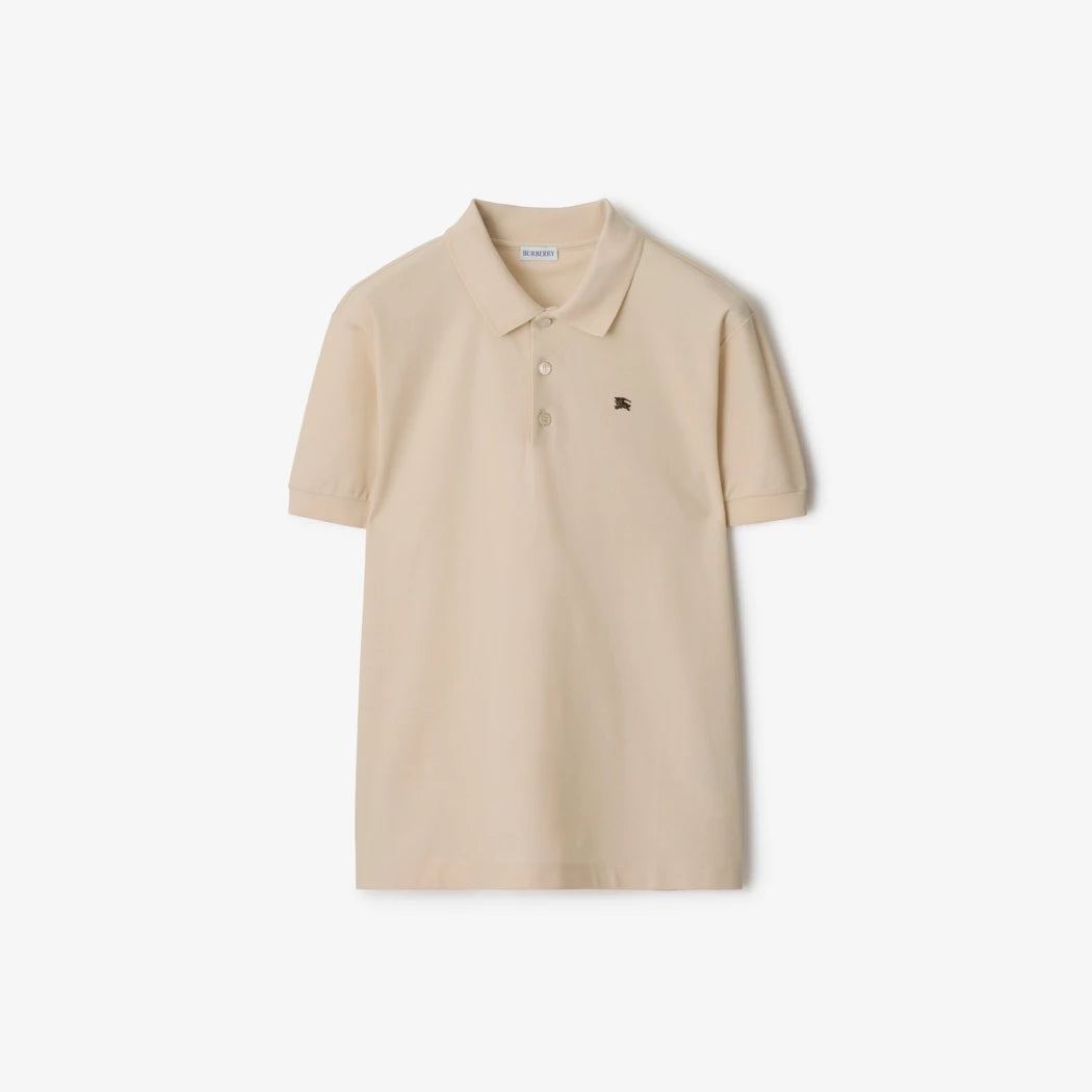 Burberry Metal EKD Cotton Polo T-Shirt "Clam Beige"