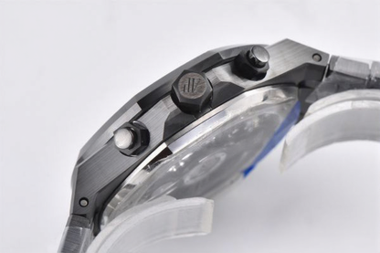 Audemars Piguet Royal Oak Chrono 41mm Black Ceramic Blue Dial