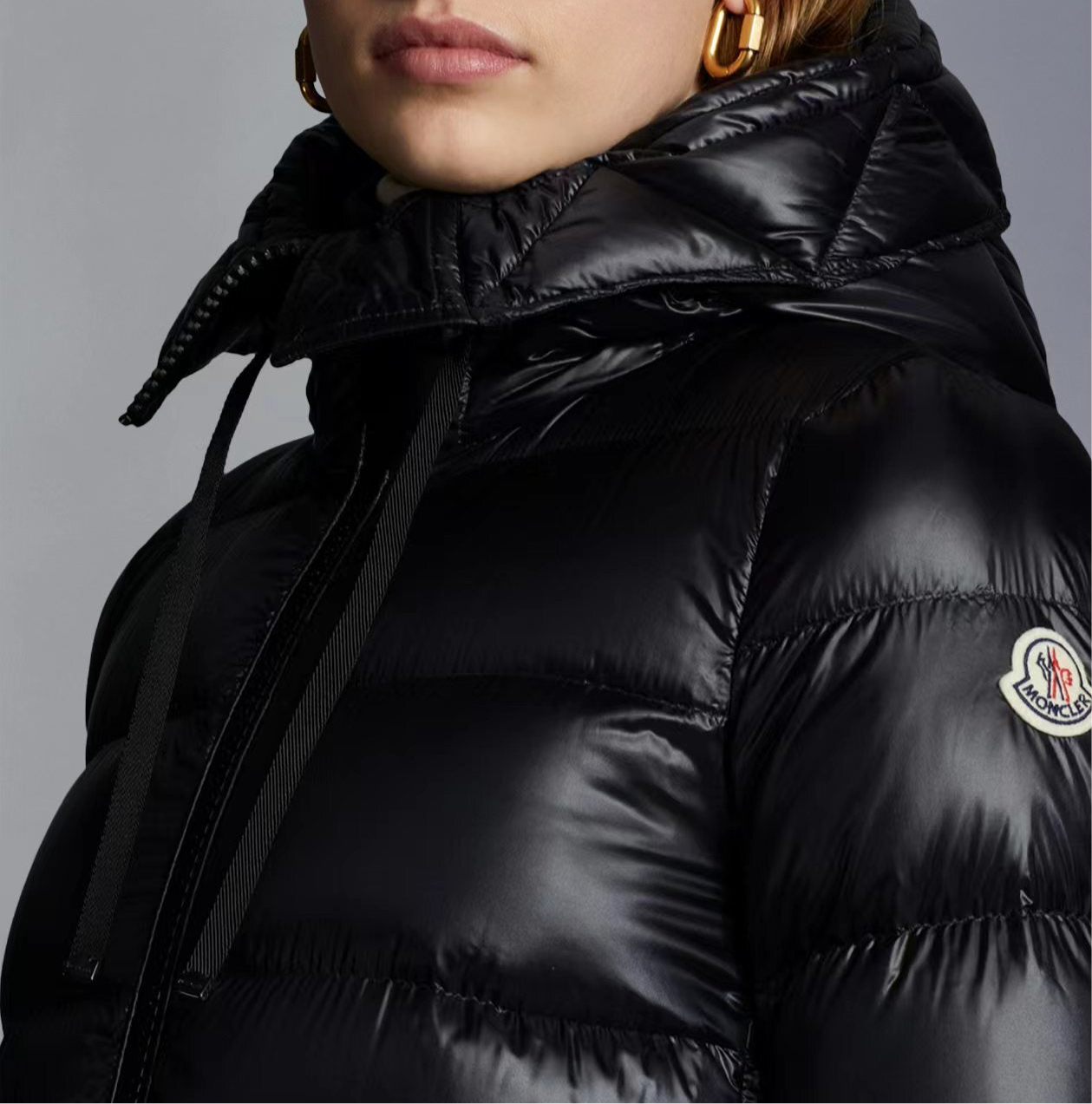 Moncler Suyen Long Down Jacket "Black"
