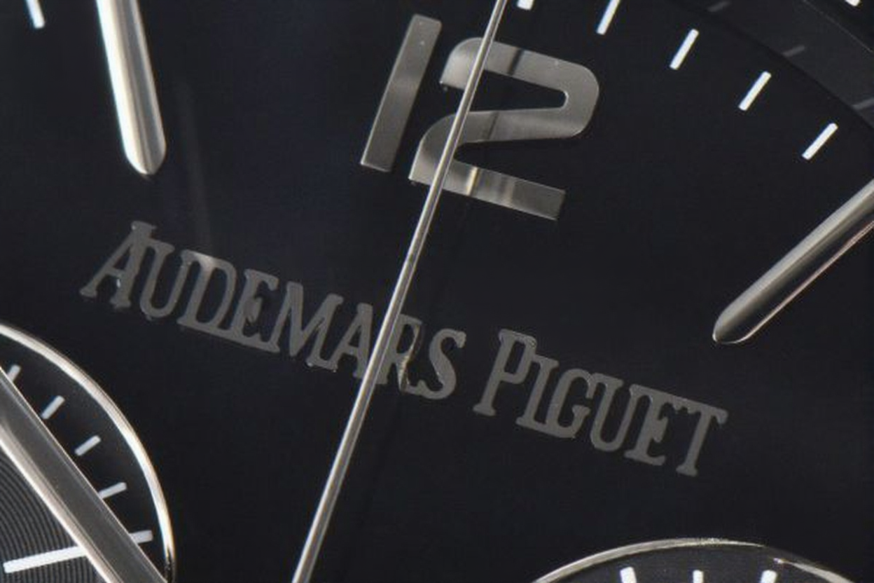 Audemars Piguet Chronograph 41mm Black Leather Black Dial