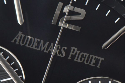 Audemars Piguet Chronograph 41mm Black Leather Black Dial
