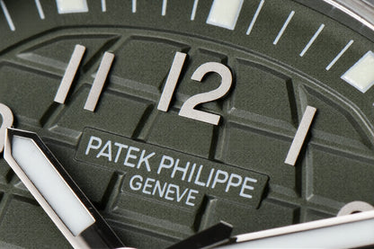 Patek Philippe Aquanaut 38.8mm Green Dial