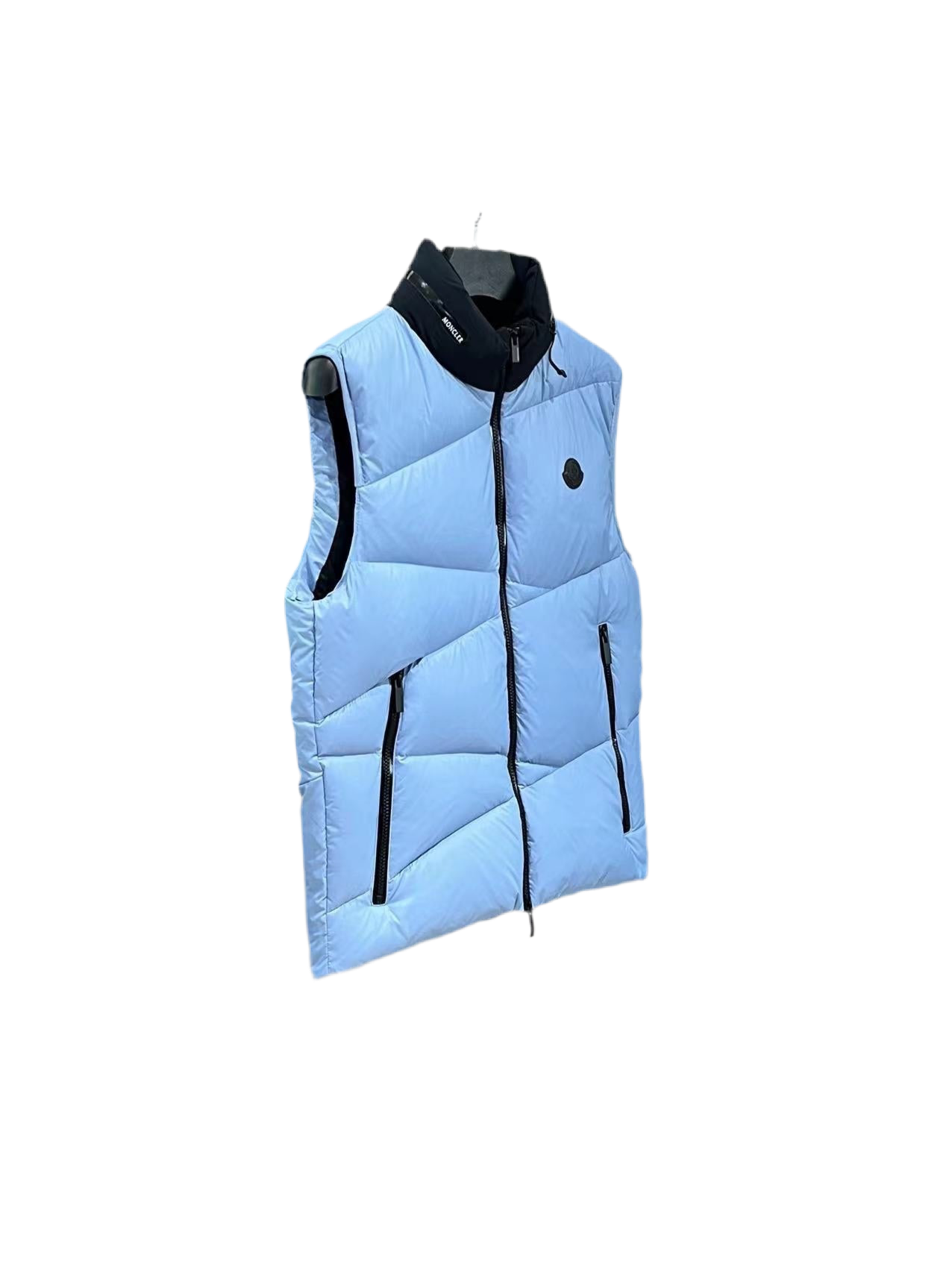 Moncler Down Padded Gilet "Baby Blue-Black"