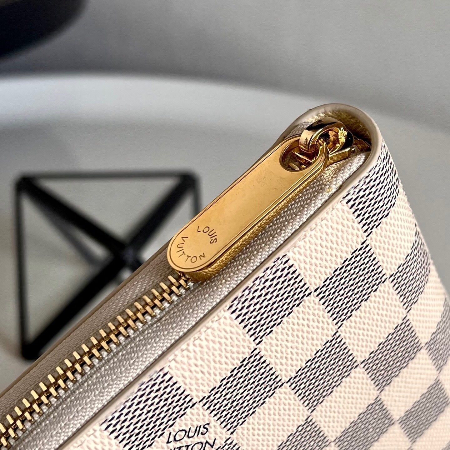 Louis Vuitton Zippy Wallet "Damier Azur"