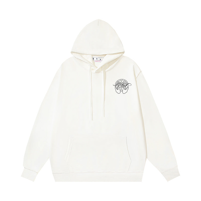 Off-White Hand Arrow Boxy Hoodie "White"