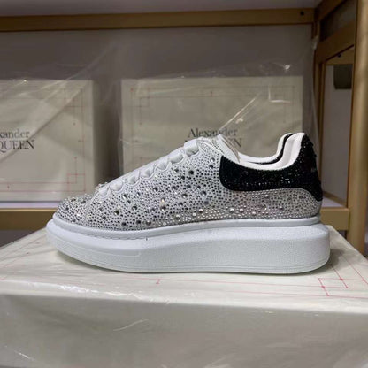 Alexander McQueen Oversized "Crystal Embellished White"