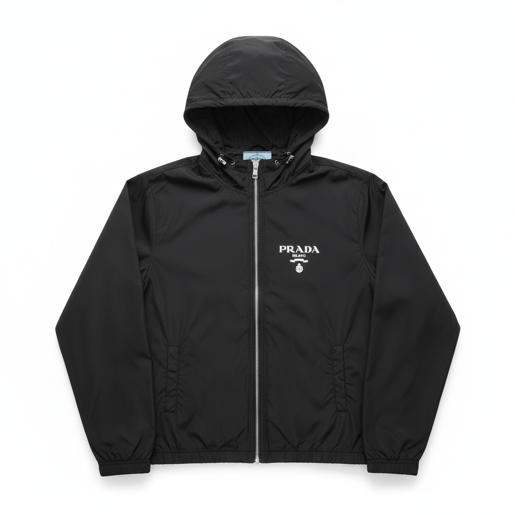 Prada Windbreaker Jacket "Black"