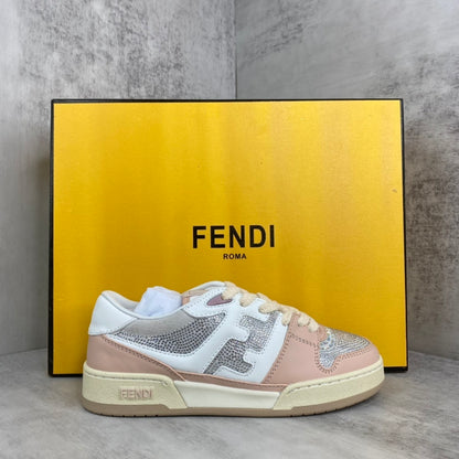 Fendi Match "White-Pink" Crystals