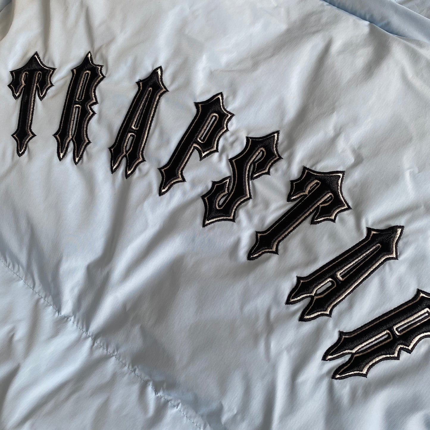 Trapstar Irongate Oversized Down Jacket "Ice Blue"