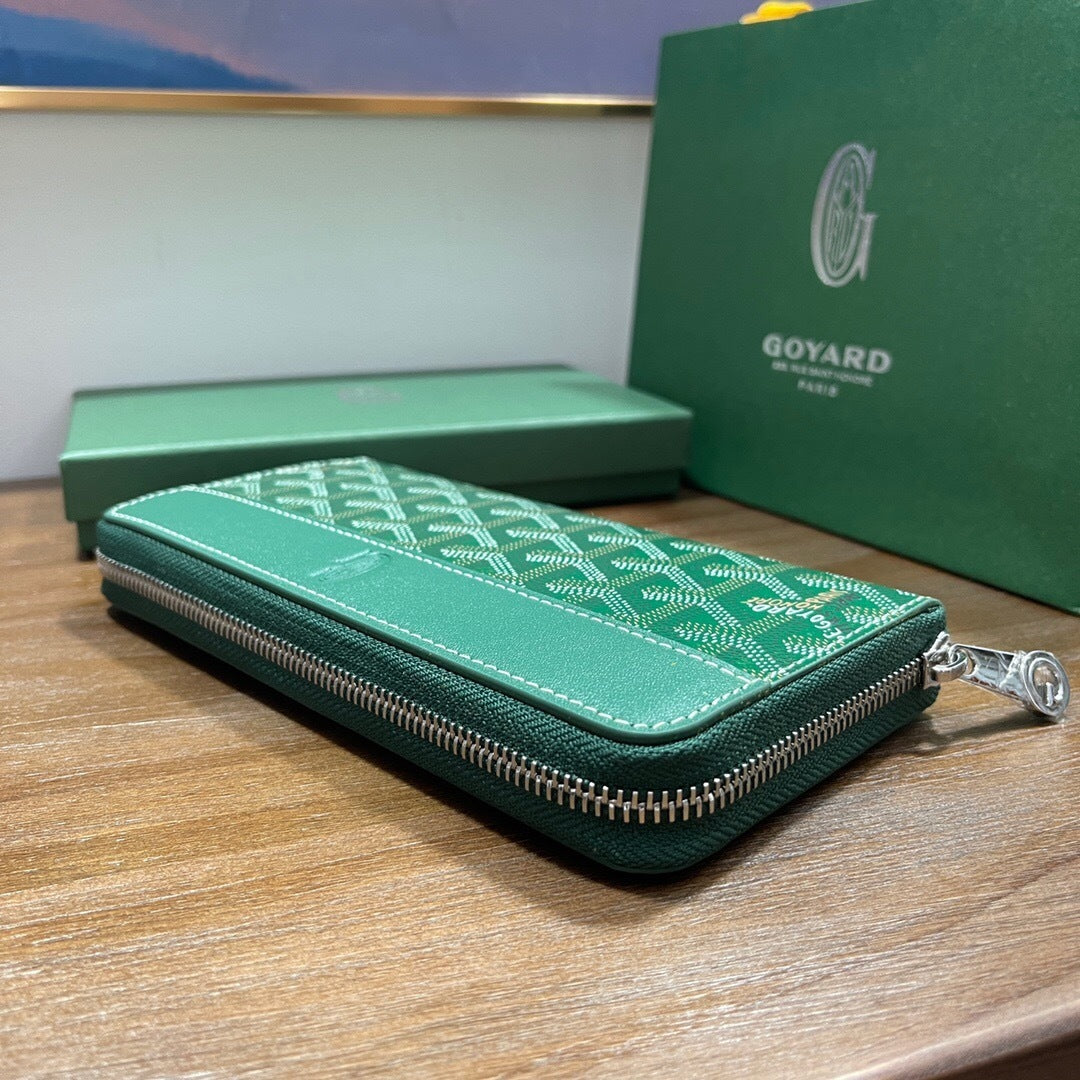 Goyard Matignon GM Wallet "Green"