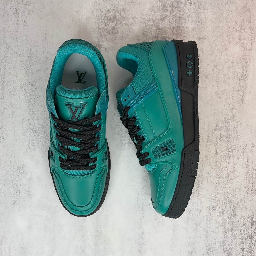Louis Vuitton Trainers "Green-Black"