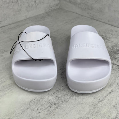 Balenciaga Chunky Slides "White"