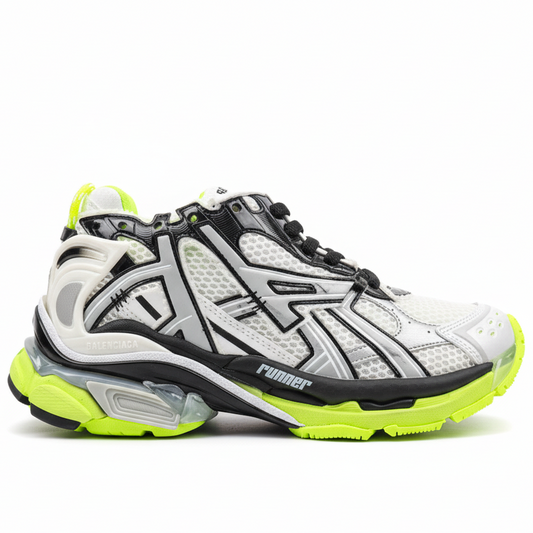 Balenciaga Runner "White-Black-Fluo Yellow"