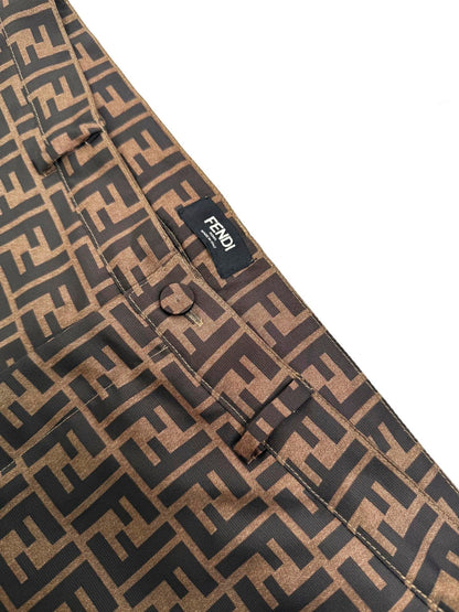 Fendi FF Monogram Shorts "Beige"