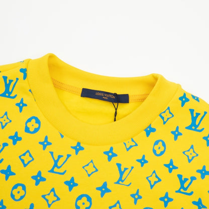 Louis Vuitton Monogram Rainbow Playground Graphic Sweatshirt "Yellow-Blue"