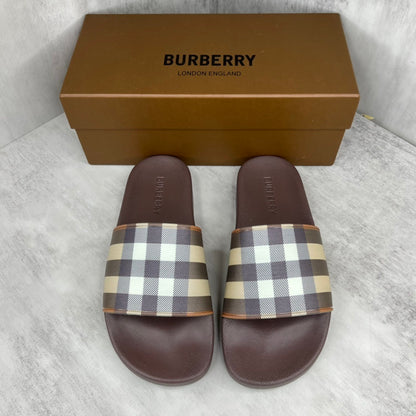 Burberry Slides "Brown-Beige"