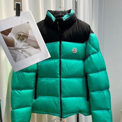 Moncler Peuplier Down Jacket "Green-Black"