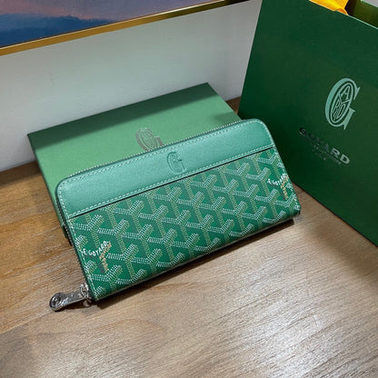 Goyard Matignon GM Wallet "Green"