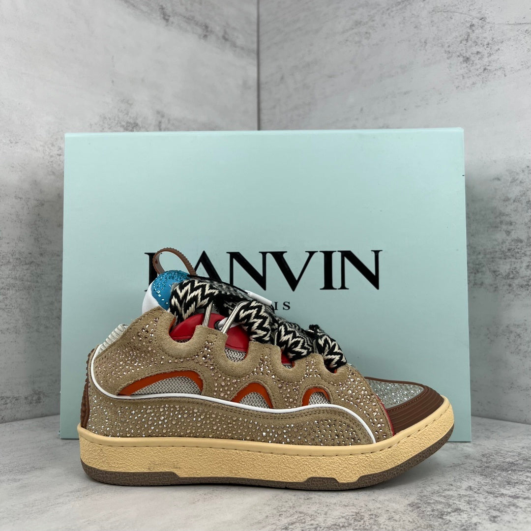 Lanvin Curb "Beige" Crystal