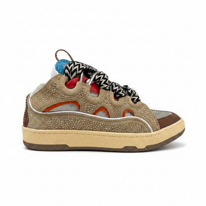 Lanvin Curb "Beige" Crystal