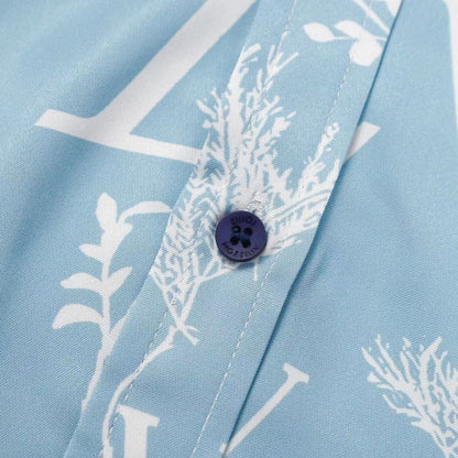 Louis Vuitton Floral Shirt "Blue"