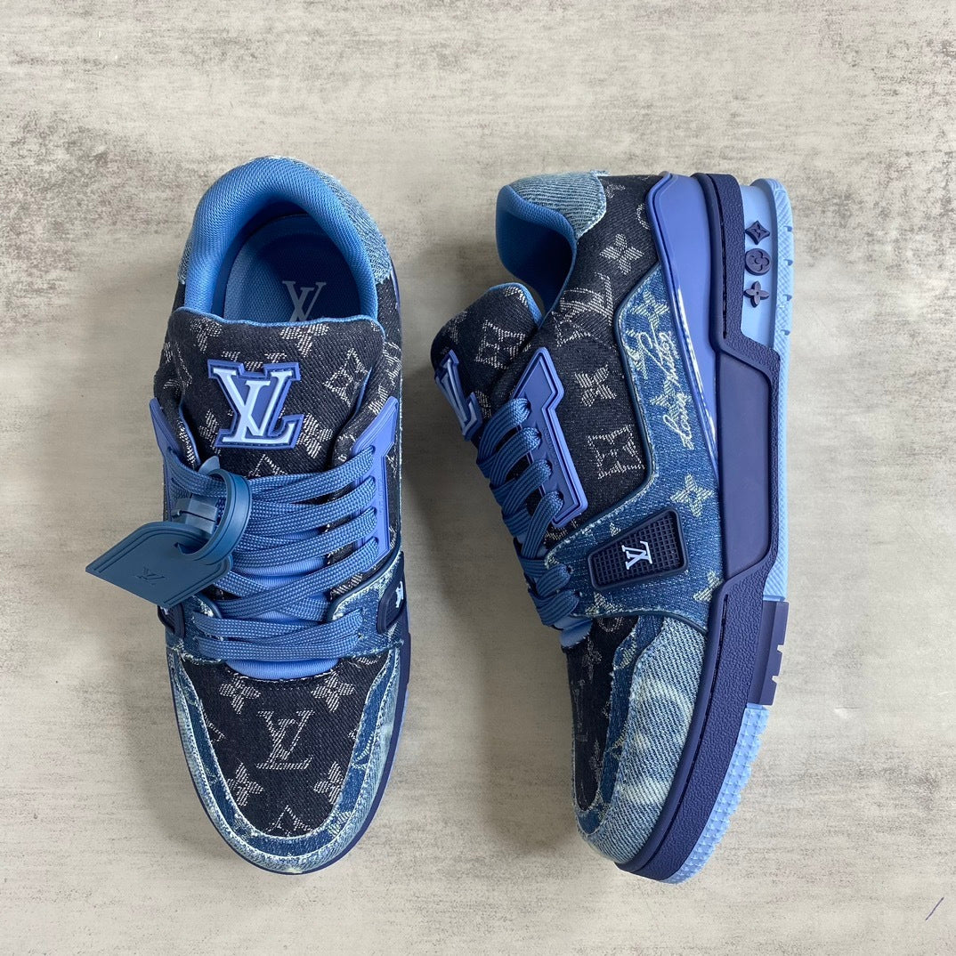 Louis Vuitton Trainers "Blue Denim"
