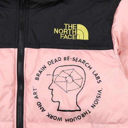 Brain Dead x The North Face Down Jacket "Pink-Black"