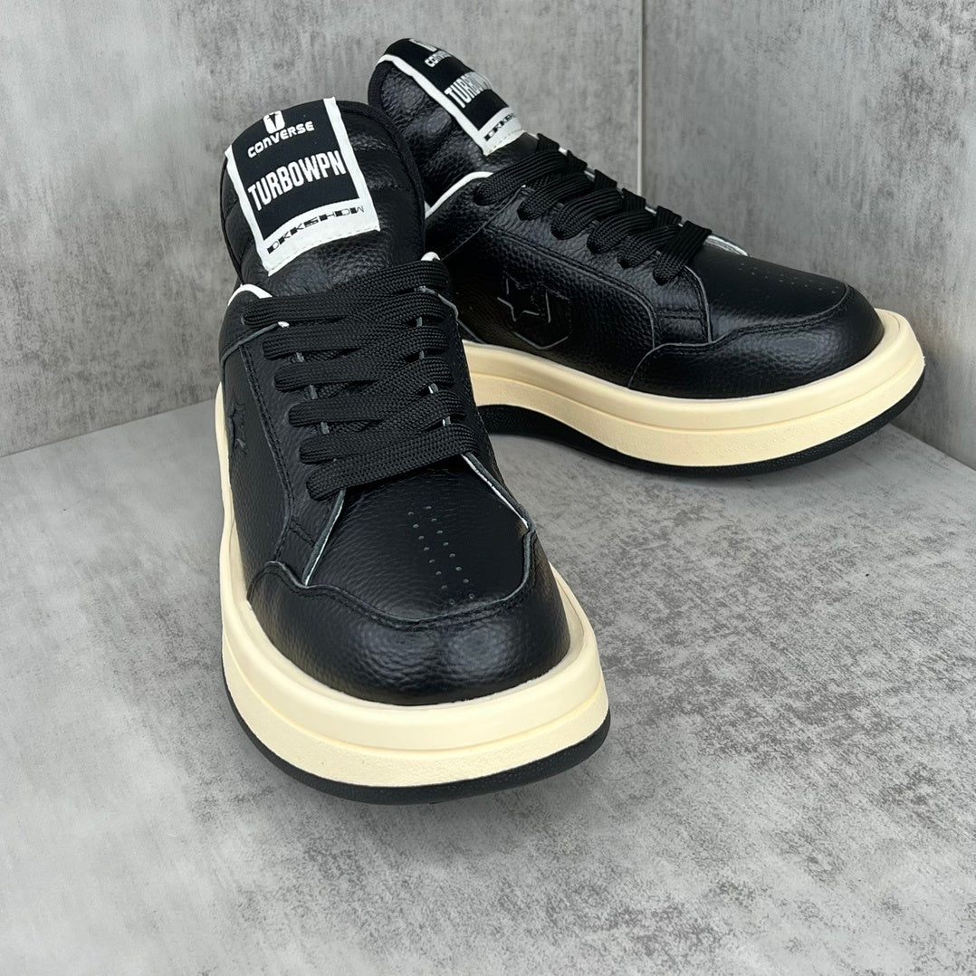 Rick Owens x Converse TURBOWPN Low "Black"