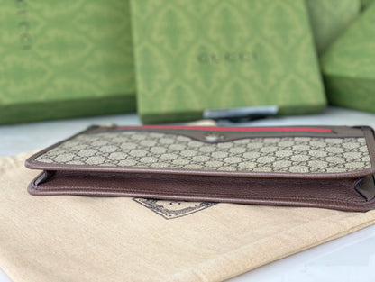Gucci Web Ophidia Clutch Bag