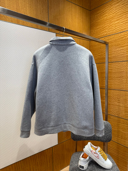 Miu Miu Jersey Blouson Jacket "Grey"