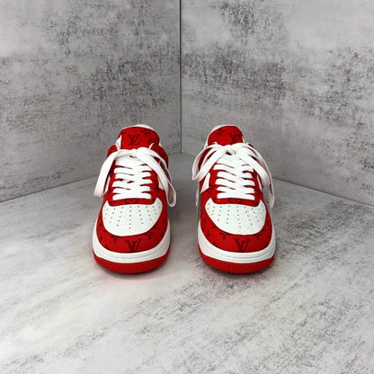 Louis Vuitton x Nike Air Force 1 "Red-White"