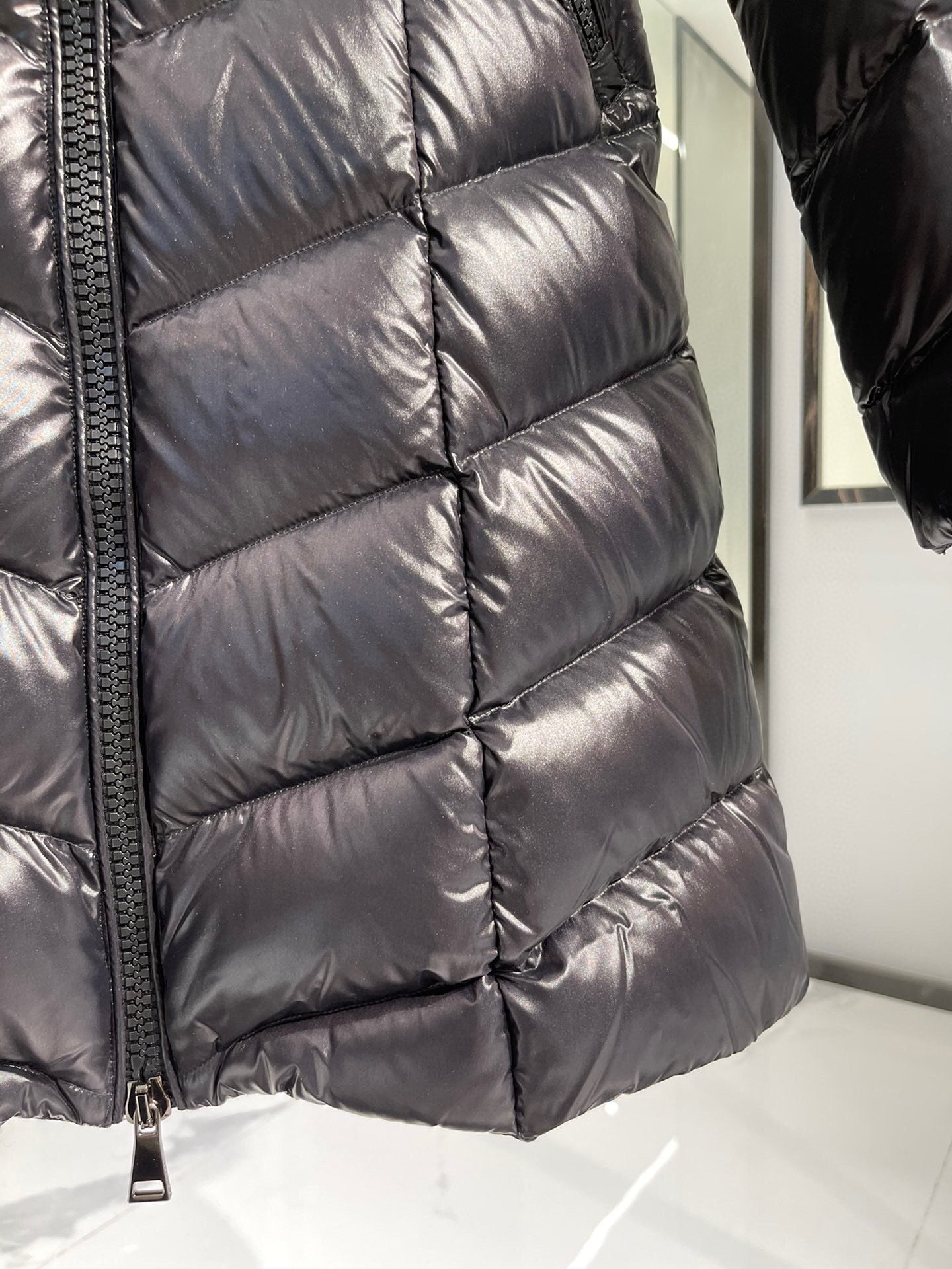 Moncler Fulmarus Long Down Jacket "Black"