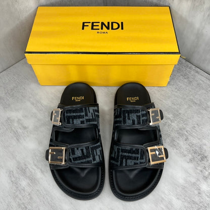 Fendi Sandals "Black-Grey"