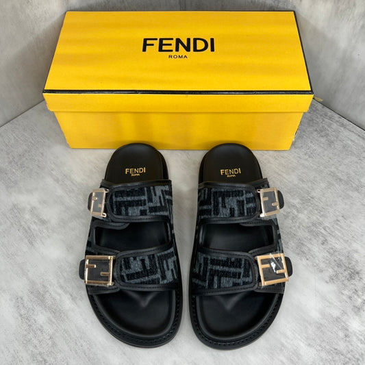 Fendi Sandals "Black-Grey"