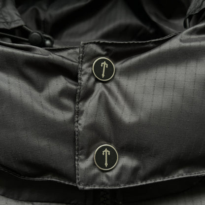 Trapstar Shooters Down Jacket "Black-Reflective Logo"