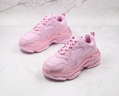 Balenciaga Triple S "Pink-All Over Logo"