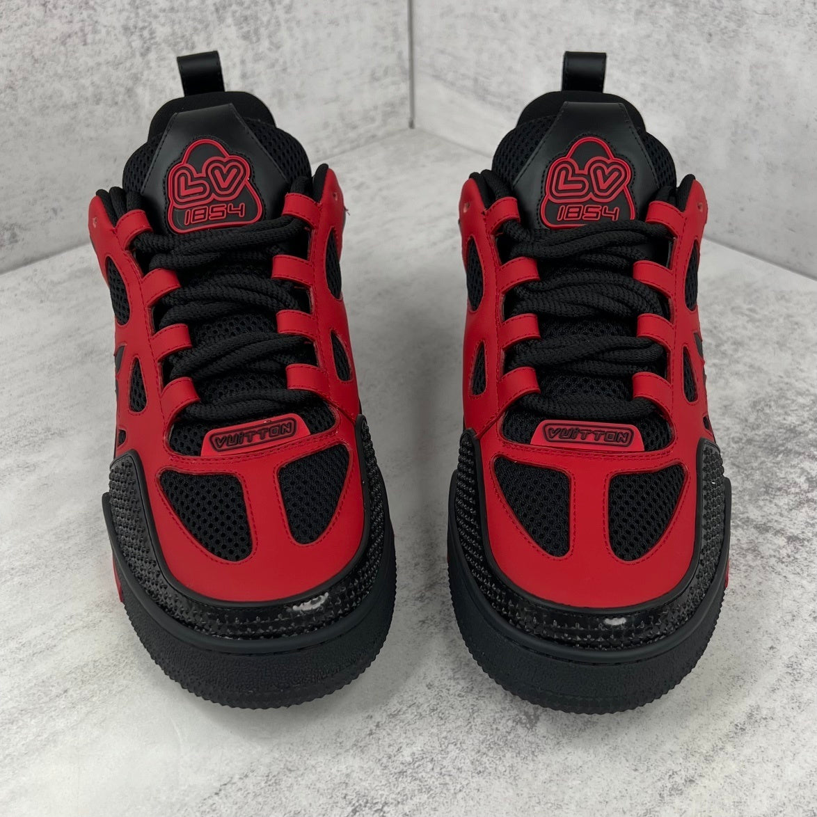 Louis Vuitton Skate "Black-Red"