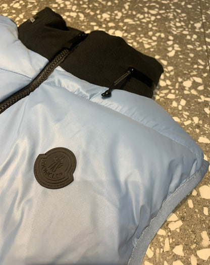 Moncler Tago Down Gilet "Baby Blue-Black"