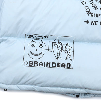 Brain Dead x The North Face Down Jacket "Baby Blue-Black"