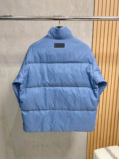 Dior Oblique Down Jacket "Baby Blue"