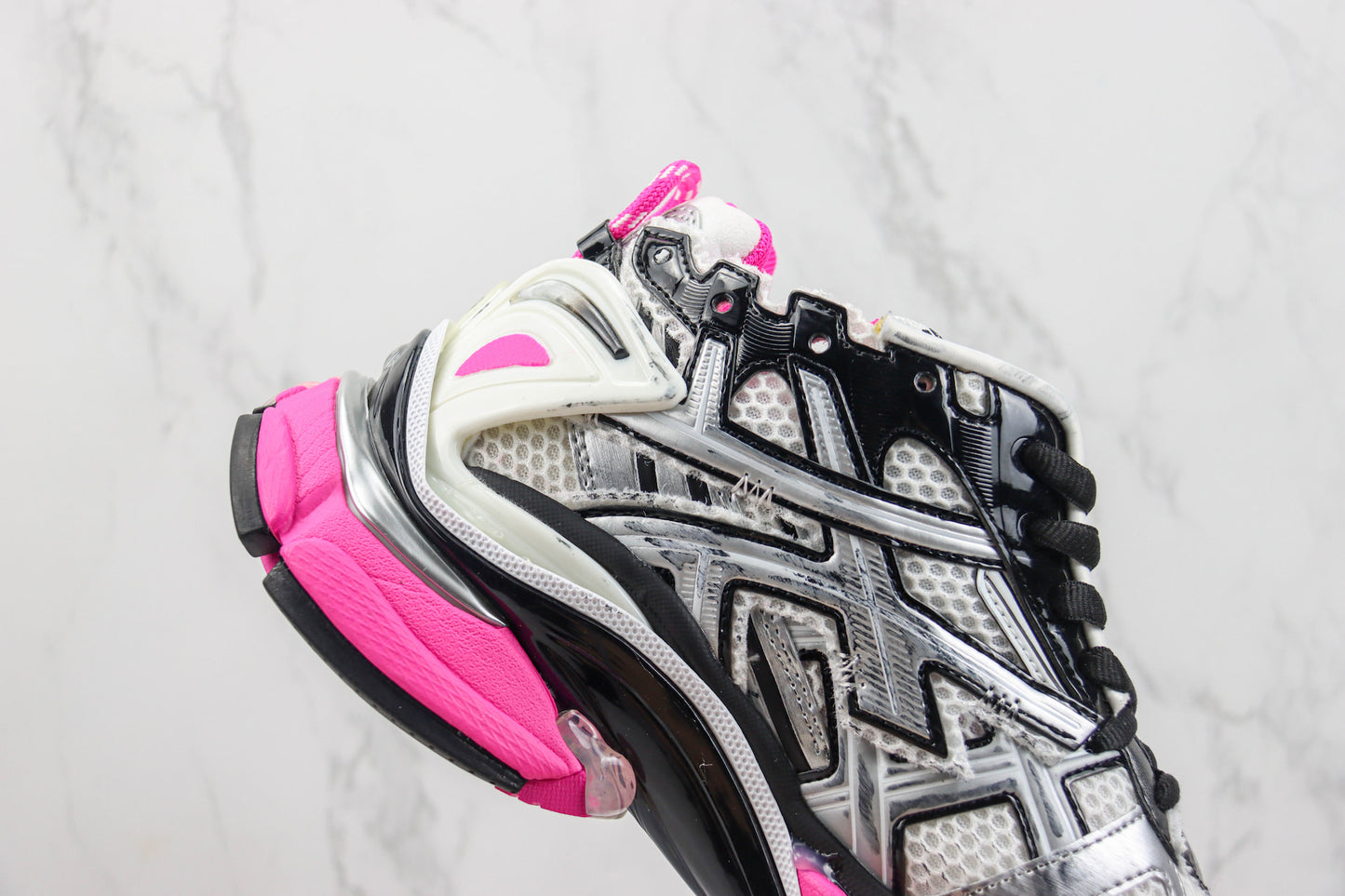 Balenciaga Runner "White-Fluo Pink-Black"