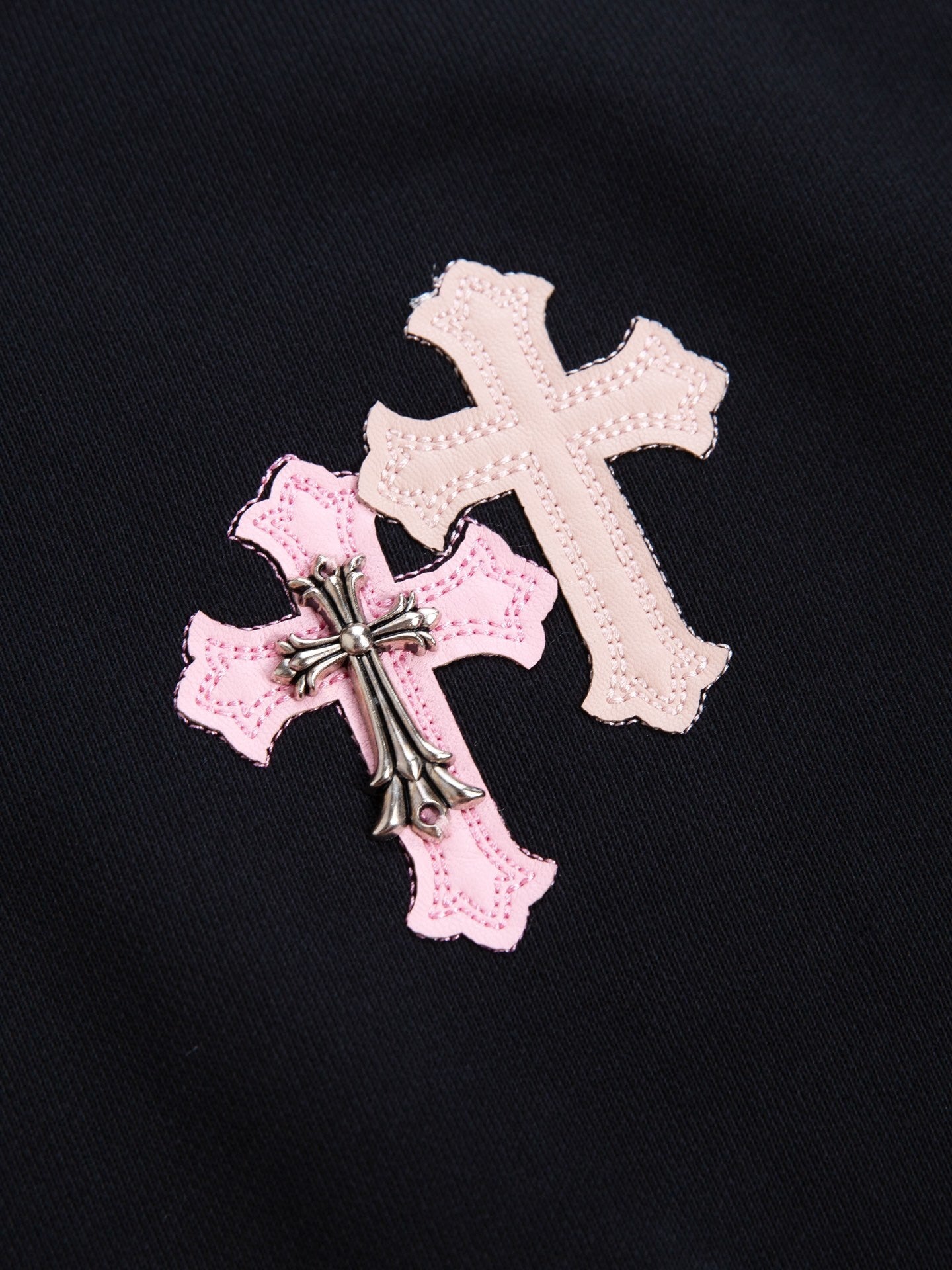Chrome Hearts Hoodie "Black-Pink"