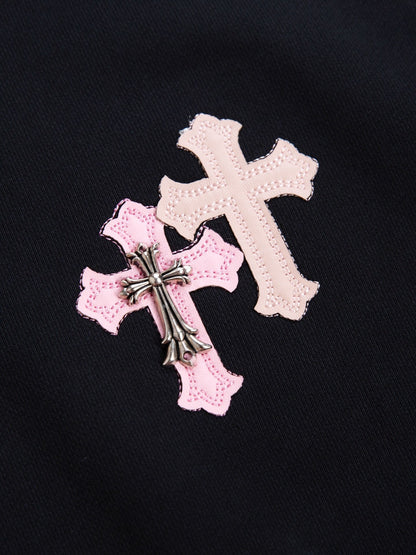 Chrome Hearts Hoodie "Black-Pink"