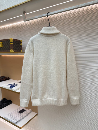 Louis Vuitton Embroidered Signature Zippered Blouson "Milky White"