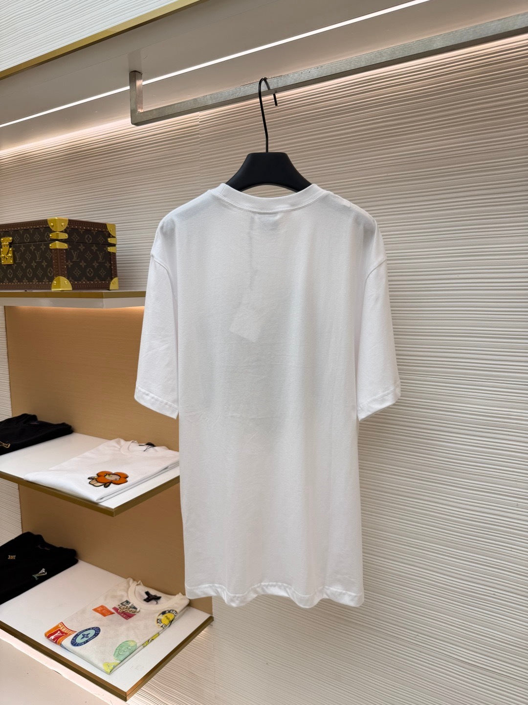 Dior Blason Printed T-shirt "White Cotton Knit Fabric"