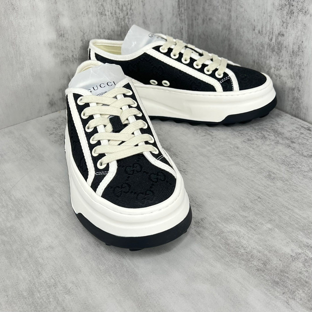 Gucci Tennis 1977 Low "White-Black Monogram"